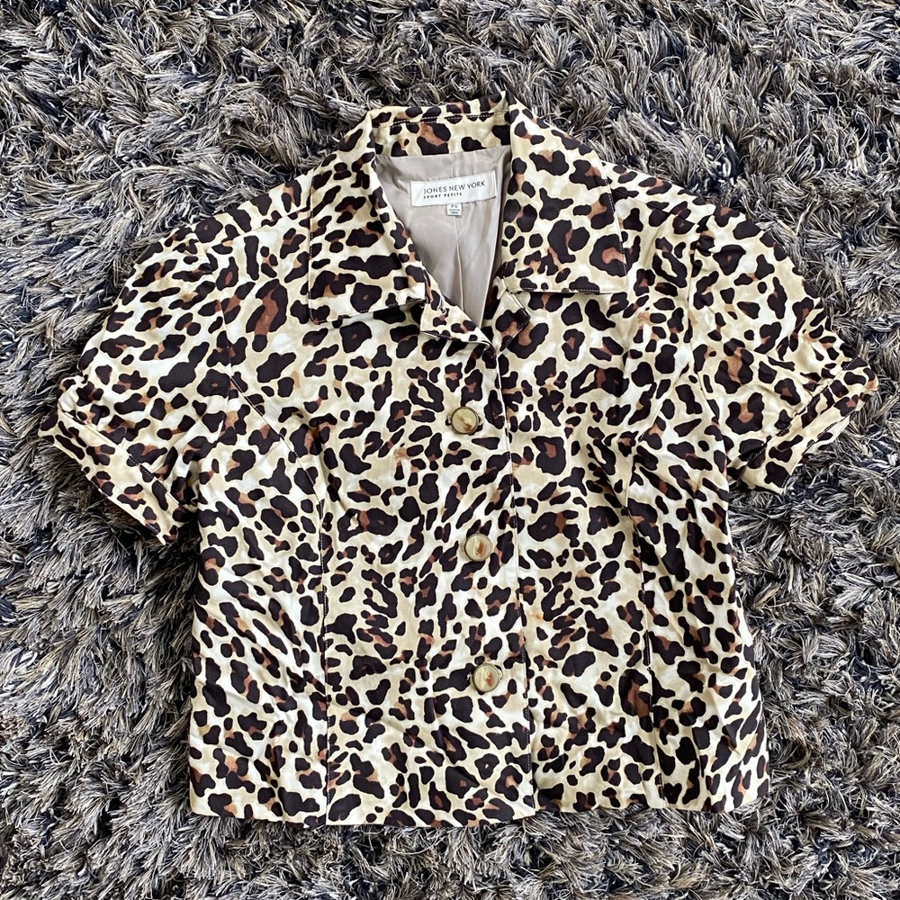 Jones New York Jaguar Blazer (SIZE S Petite)